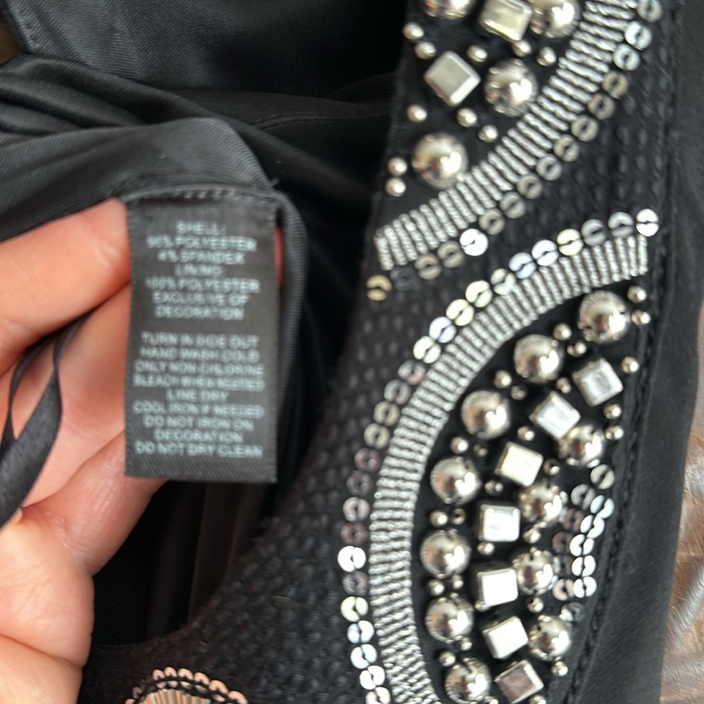 White House Black Market sleeveless dress—medium; black - Picture 7 of 7